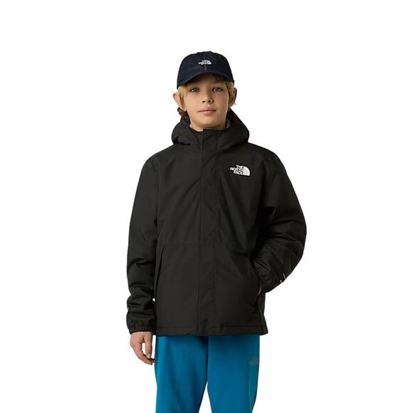 The North Face Boy's 4T Black Warm Antora Rain Jacket Hooded Fleece K29-13 - Picture 1 of 9